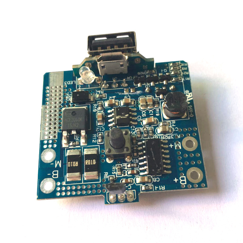 山西便携式果汁机单节3.7V线路板带温控 充电宝 蜂鸣器PCBA电路板开发